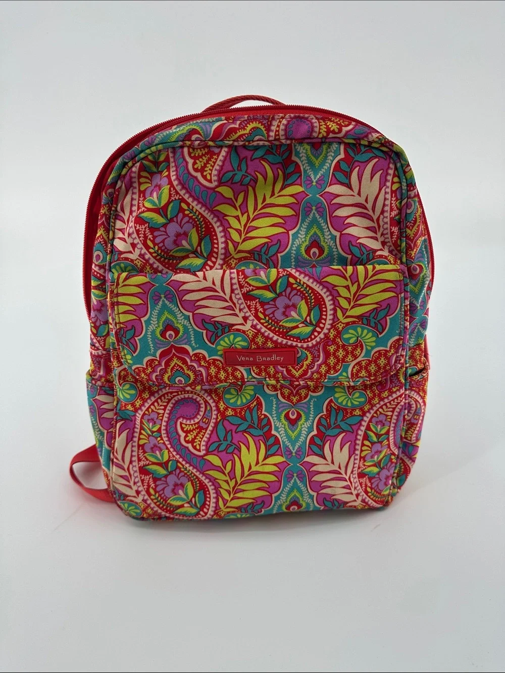 Vera Bradley Multicolor Paisley Quilted Backpack